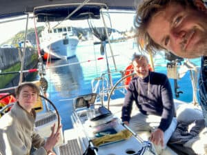 Crew in Cockpit