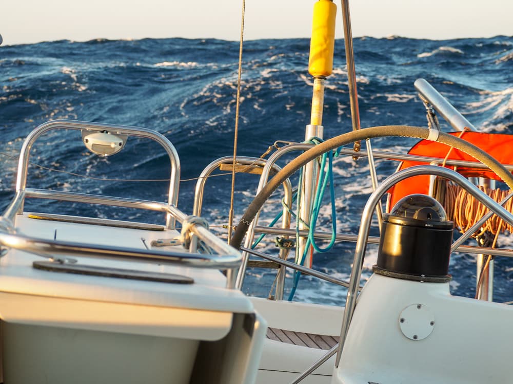 SY Rocinante auf Kurs in Richtung Europa