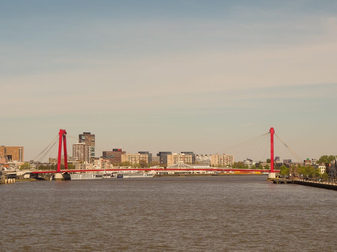 Auf nach Belgien – Foto aus dem Logbuch - Willemsbrug in Rotterdam
